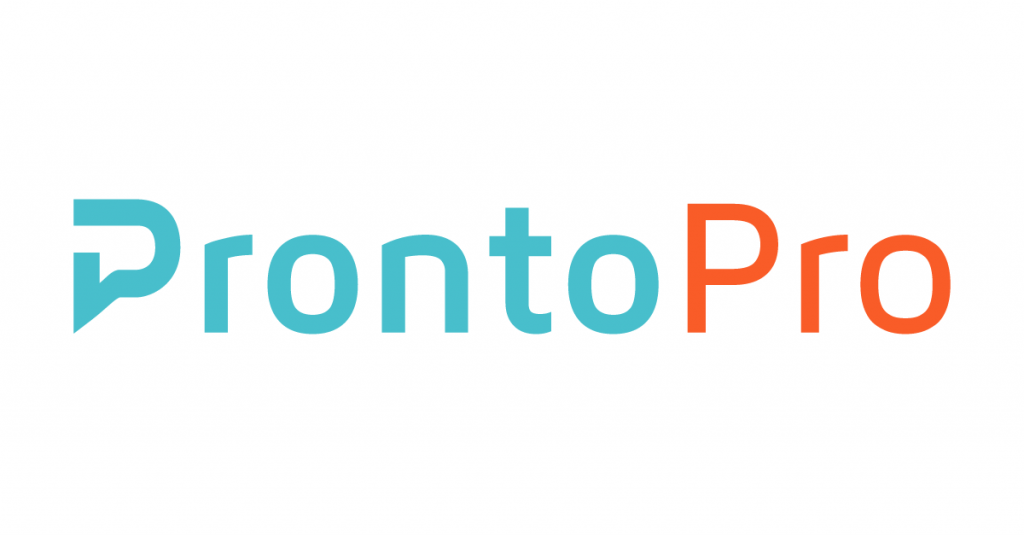 logo prontopro white